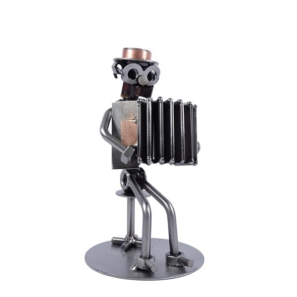 Metalowa figurka Akordeon. Prezent dla orkiestry